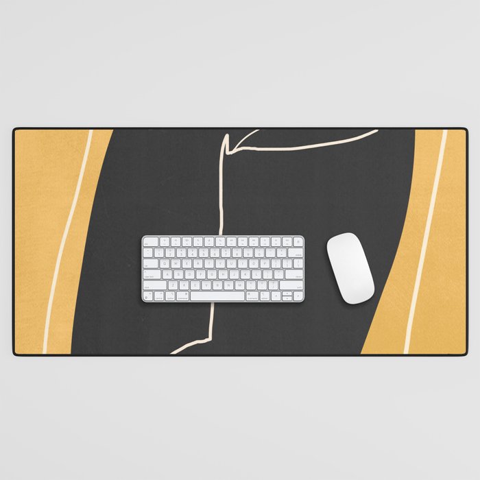 Abstract Face 10 Desk Mat Gallery Image 1