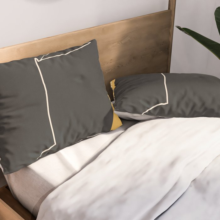 Abstract Face 10 Pillow Sham Gallery Image 2