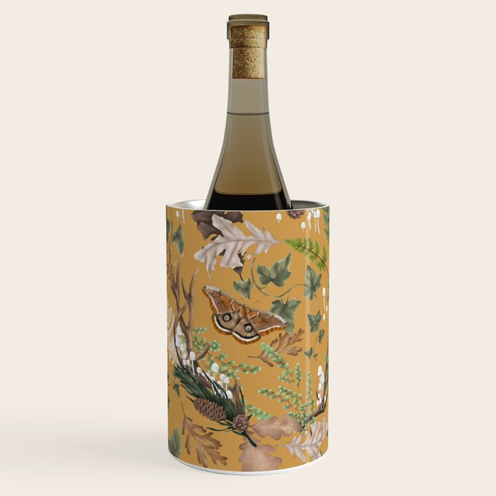 Bohemian Leafy Forest Wine Chiller Gallery Image 3