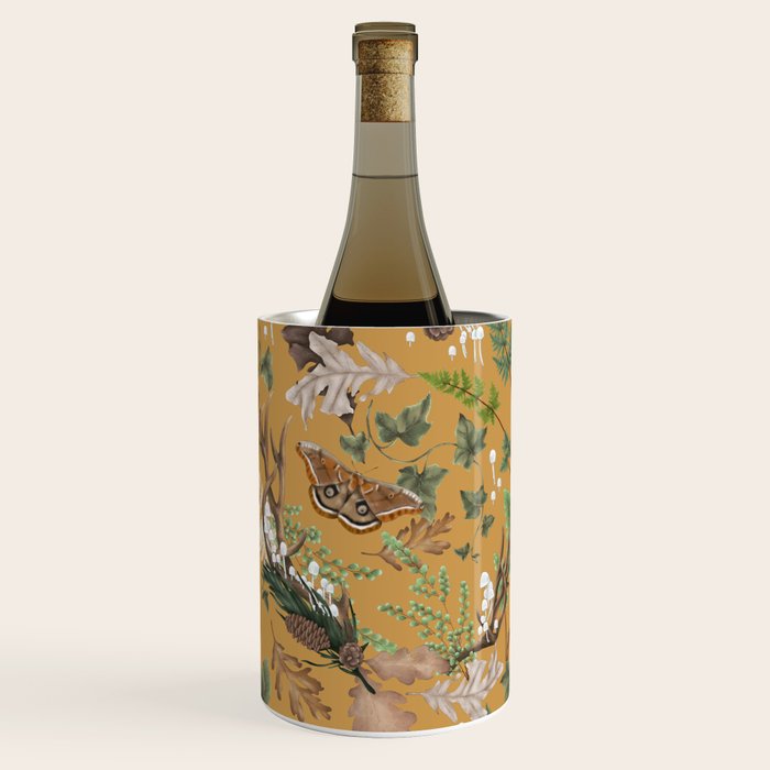 Bohemian Leafy Forest Wine Chiller Gallery Image 2