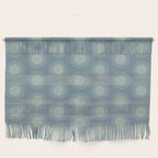 Boho Summer Sun Pattern V Neutral Blue Sage Green Wall Hanging Gallery Image 1