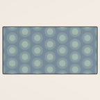 Boho Summer Sun Pattern V Neutral Blue Sage Green Desk Mat Gallery Image 3