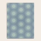 Boho Summer Sun Pattern V Neutral Blue Sage Green Notebook Gallery Image 4