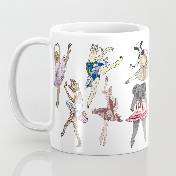 Animal Ballerinas Coffee Mug Gallery Image 3