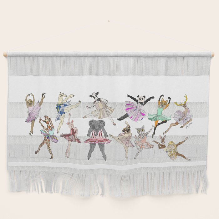 Animal Ballerinas Wall Hanging Gallery Image 1
