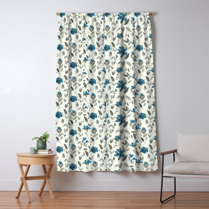 Happy Blues  Window Curtain Gallery Image 5