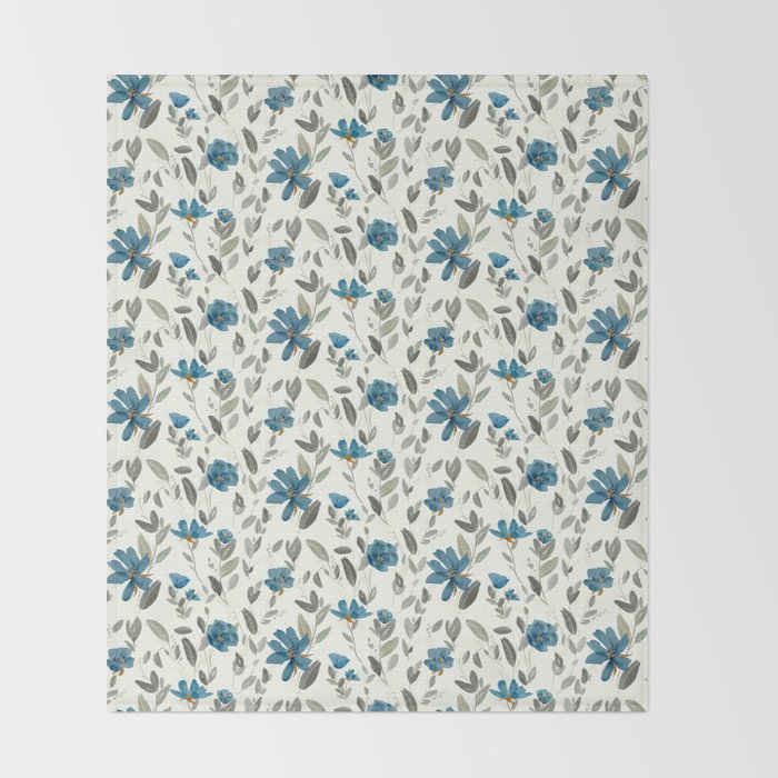 Happy Blues  Throw Blanket Gallery Image 2