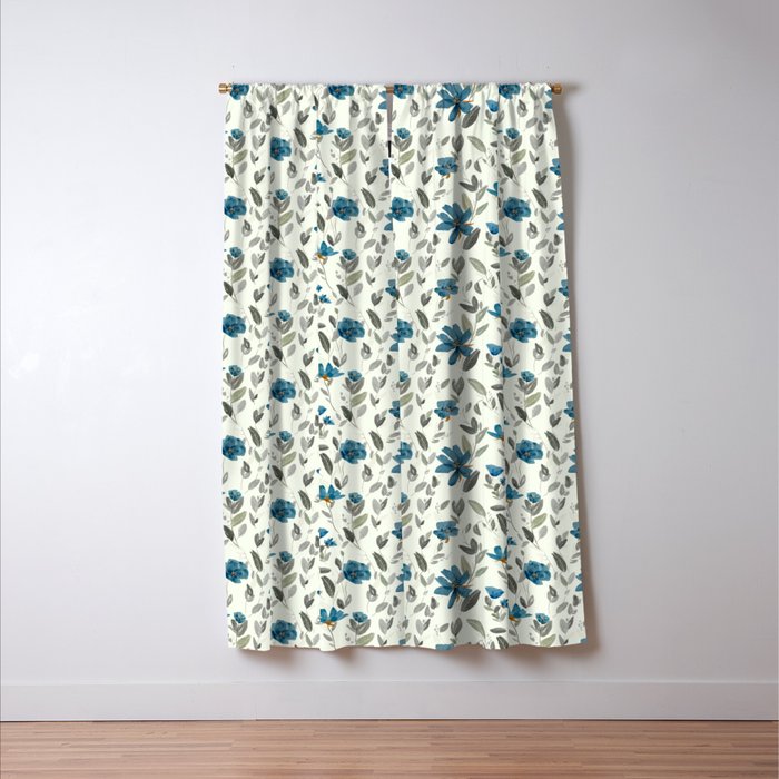Happy Blues  Window Curtain Gallery Image 3