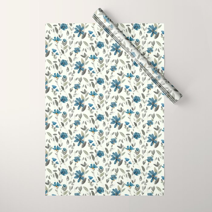 Happy Blues  Wrapping Paper Gallery Image 1