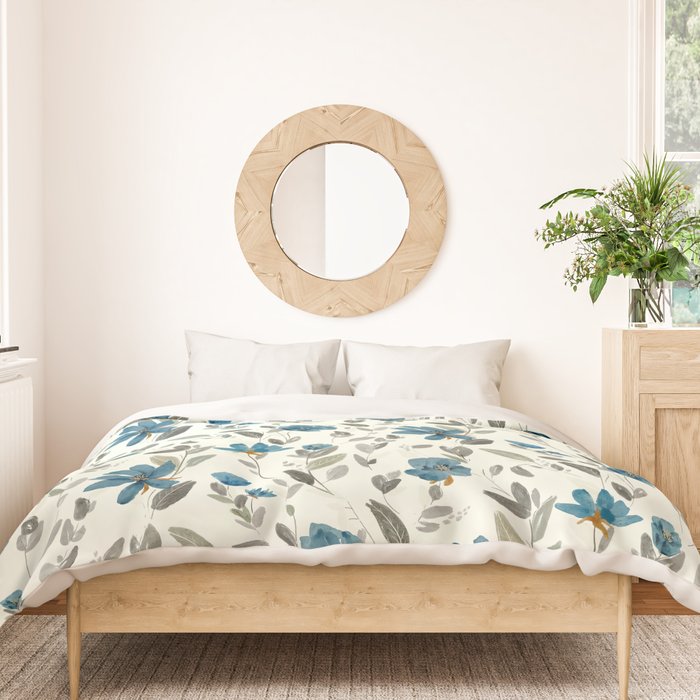 Happy Blues  Duvet Cover Gallery Image 3