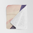 Deer Valley, park city, Utah, ski poster print. Throw Blanket Gallery Image 3