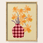 Daffodils and vase Serving Tray Gallery Image 1