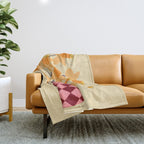 Daffodils and vase Throw Blanket Gallery Image 1