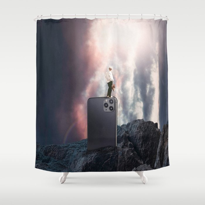 We will Escape from our Cells Shower Curtain Gallery Image 1