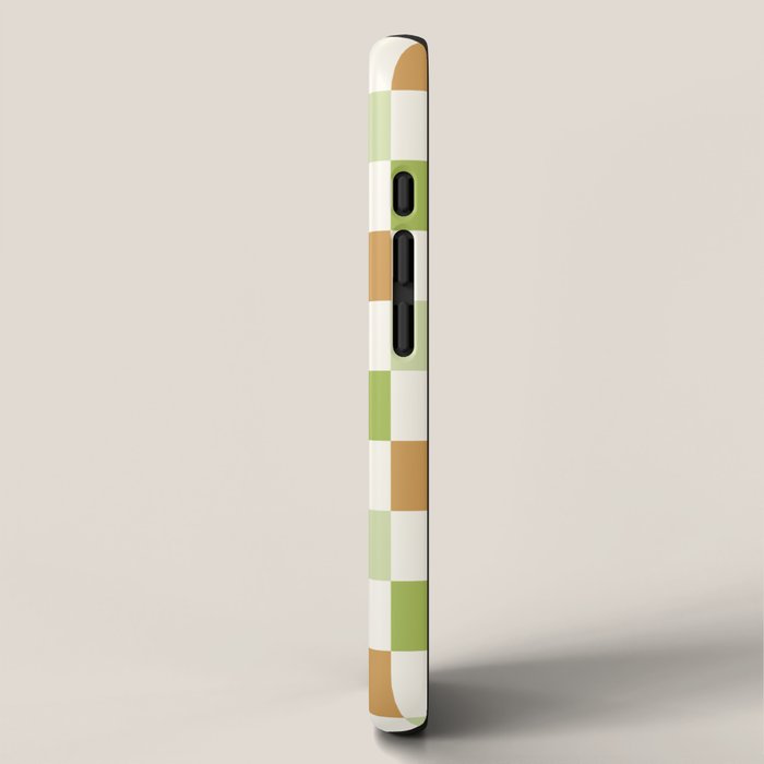 Retro Colorful Checkered Pattern II iPhone Case Gallery Image 2
