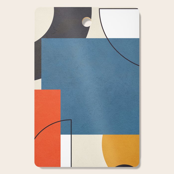 Colorful Shape Geometry 04 Cutting Board Gallery Image 1