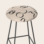 Abstract Minimal Line V Stool Gallery Image 2
