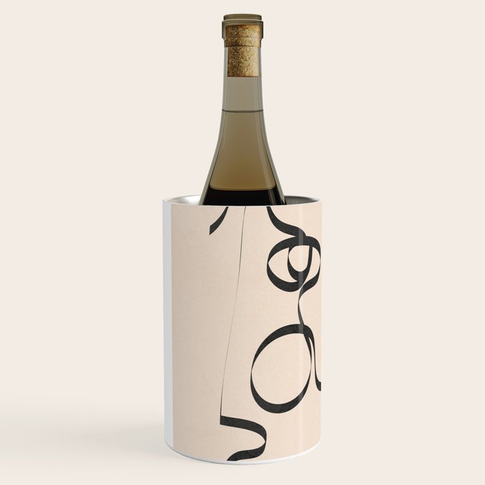Abstract Minimal Line V Wine Chiller Gallery Image 2