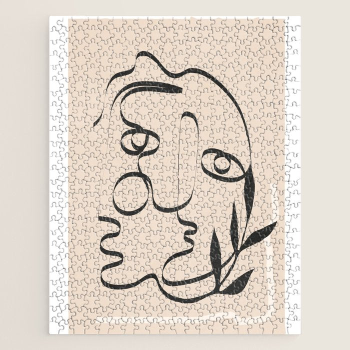 Abstract Minimal Line V Jigsaw Puzzle Gallery Image 1