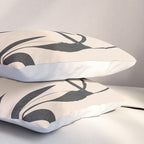 Abstract Minimal Line V Pillow Sham Gallery Image 3