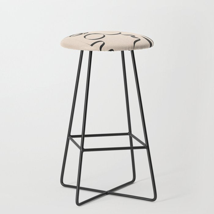 Abstract Minimal Line V Stool Gallery Image 1