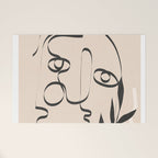 Abstract Minimal Line V Welcome Mat Gallery Image 1