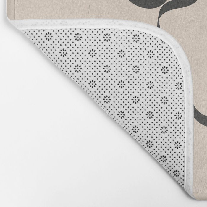 Abstract Minimal Line V Bath Mat Gallery Image 2
