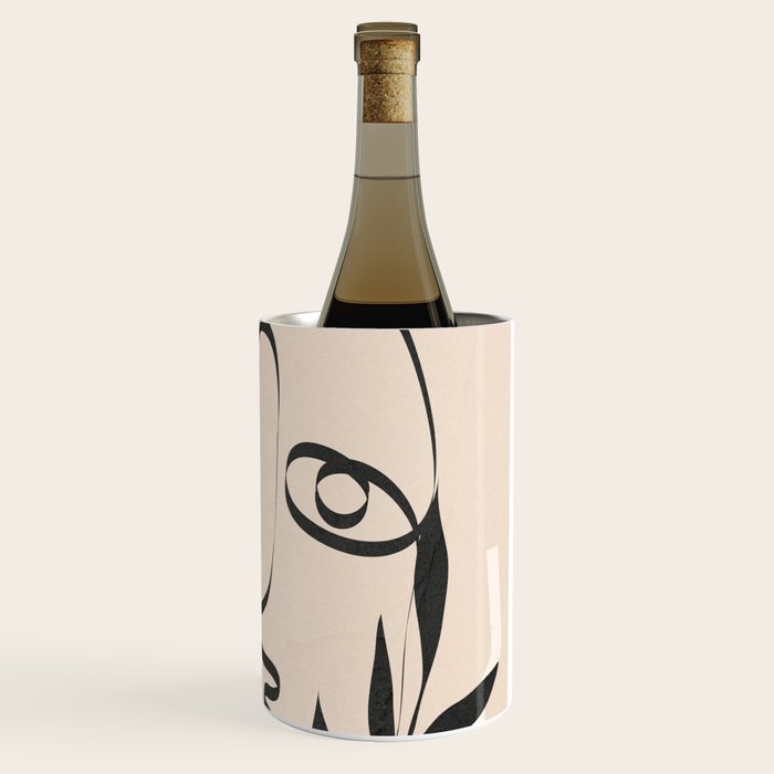Abstract Minimal Line V Wine Chiller Gallery Image 3