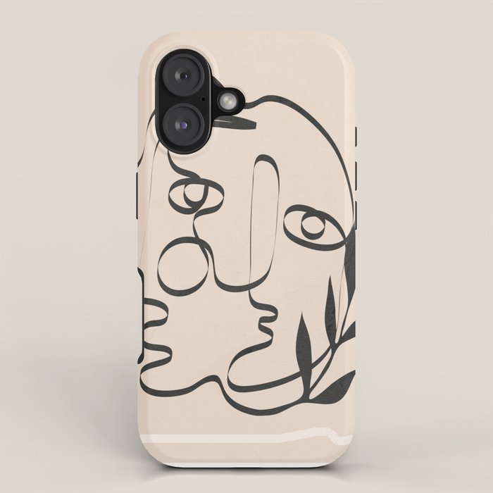 Abstract Minimal Line V iPhone Case Gallery Image 1