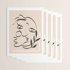 Abstract Minimal Line V Wrapping Paper Gallery Image 3