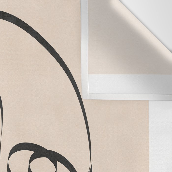 Abstract Minimal Line V Wall Tapestry Gallery Image 3