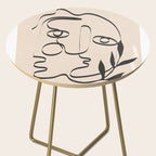 Abstract Minimal Line V Side Table Gallery Image 2