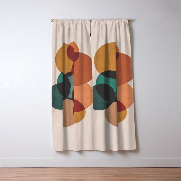 Shapes#1 Window Curtain Gallery Image 3