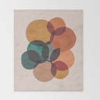 Shapes#1 Throw Blanket Gallery Image 2