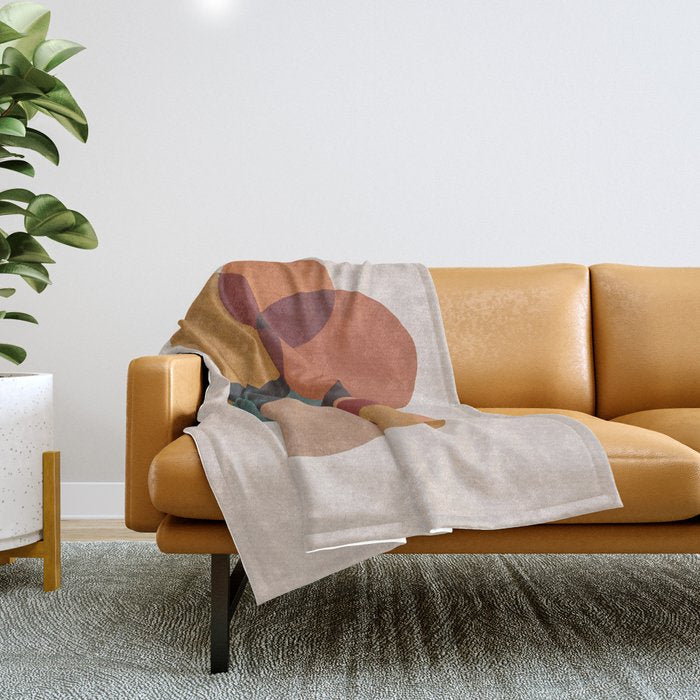 Shapes#1 Throw Blanket Gallery Image 1