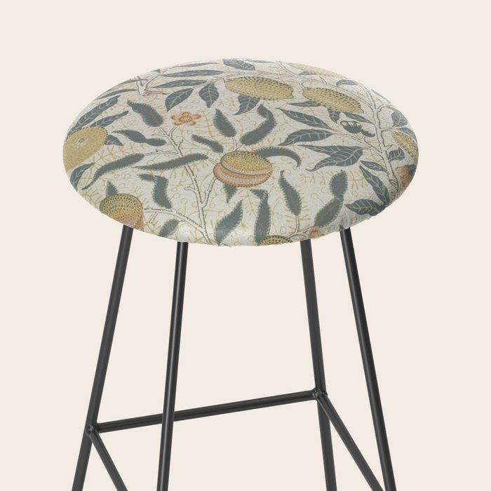 William Morris Pomegranate Fruit Pattern Stool Gallery Image 2