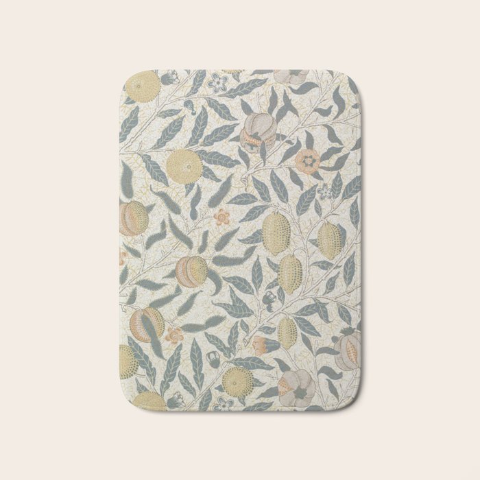 William Morris Pomegranate Fruit Pattern Bath Mat Gallery Image 1