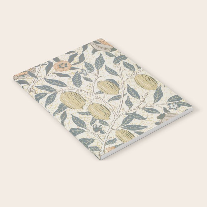 William Morris Pomegranate Fruit Pattern Notebook Gallery Image 2