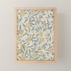 William Morris Pomegranate Fruit Pattern Mini Art Print Gallery Image 1