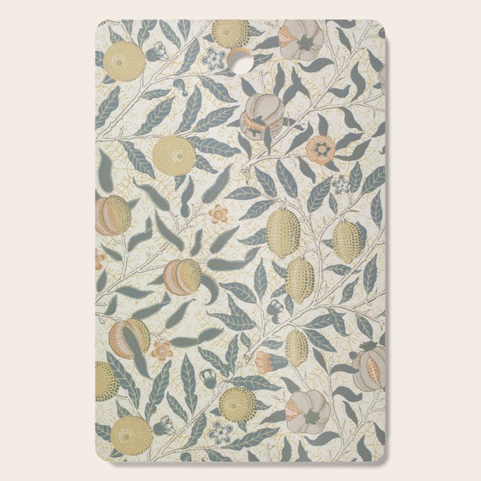 William Morris Pomegranate Fruit Pattern Cutting Board Gallery Image 1
