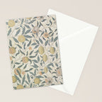 William Morris Pomegranate Fruit Pattern Stationery Card Gallery Image 2