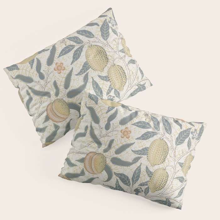 William Morris Pomegranate Fruit Pattern Pillow Sham Gallery Image 3