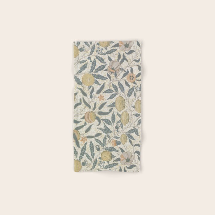William Morris Pomegranate Fruit Pattern Bath Towel Gallery Image 1
