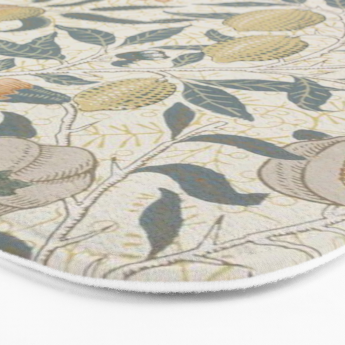 William Morris Pomegranate Fruit Pattern Bath Mat Gallery Image 3