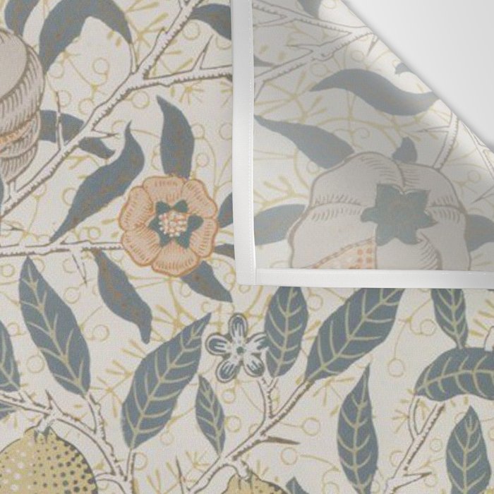 William Morris Pomegranate Fruit Pattern Wall Tapestry Gallery Image 3