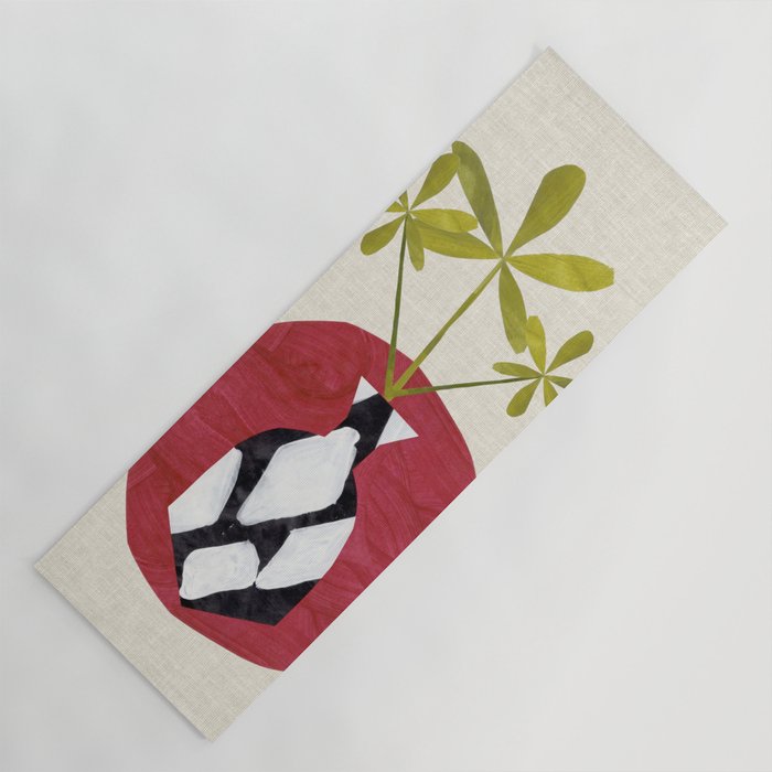 Red Moon Diamond Vase Yoga Mat Gallery Image 1