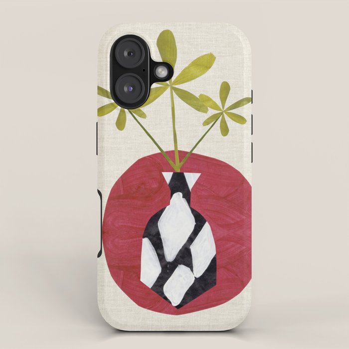 Red Moon Diamond Vase iPhone Case Gallery Image 1