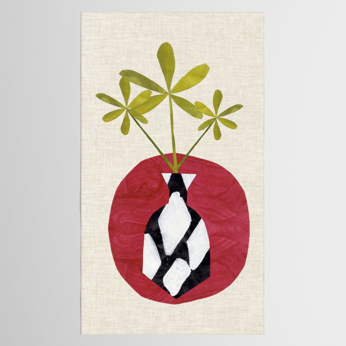 Red Moon Diamond Vase Tablecloth Gallery Image 2