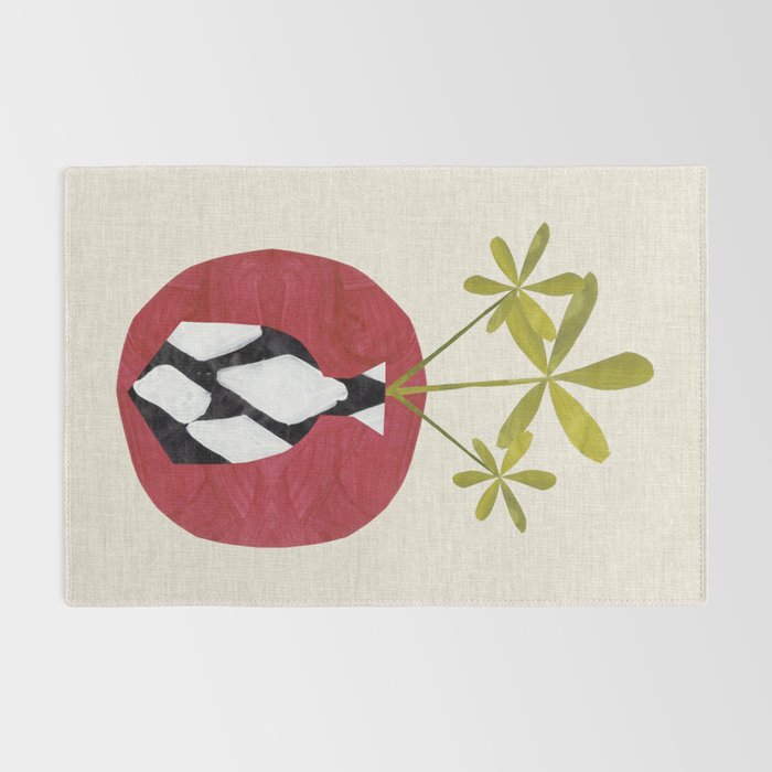 Red Moon Diamond Vase Rug Gallery Image 2