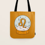 Leo Snow Globe Tote Bag Gallery Image 1